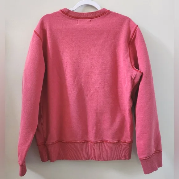 Polo Ralph Lauren Pink Crewneck Side Panel Sweatshirt Size M (F2) - Picture 3 of 7